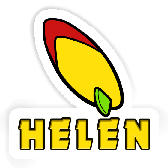 Autocollant Helen Planche de surf Laptop Image