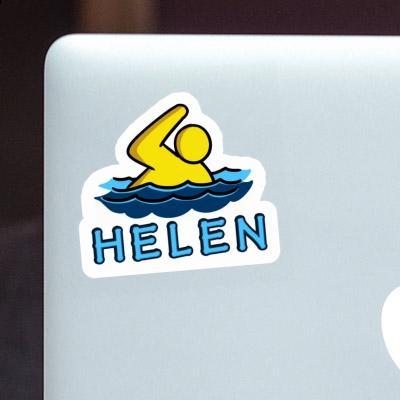 Helen Aufkleber Schwimmer Laptop Image