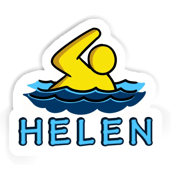 Helen Aufkleber Schwimmer Laptop Image