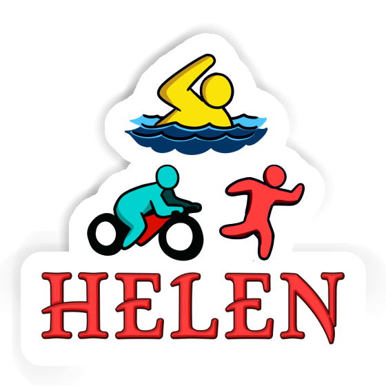 Sticker Helen Triathlete Laptop Image