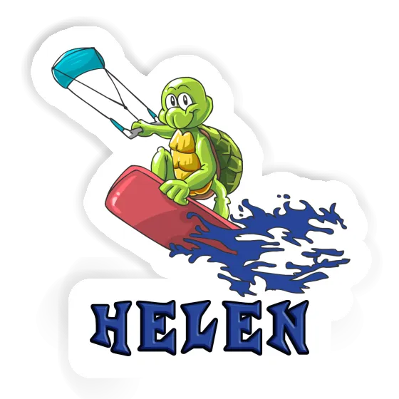 Sticker Helen Kitesurfer Image