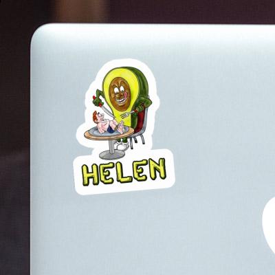 Helen Sticker Avocado Image