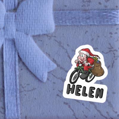 Helen Autocollant Cycliste Laptop Image