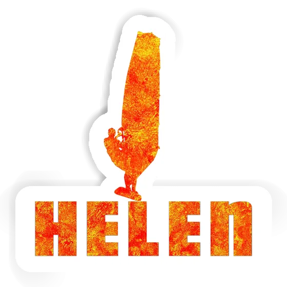 Windsurfer Sticker Helen Laptop Image