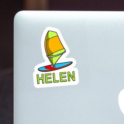 Helen Sticker Windsurf Board Notebook Image