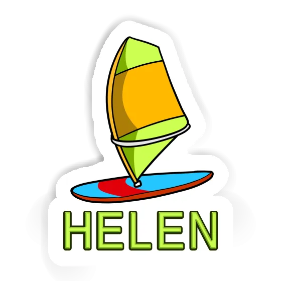 Helen Sticker Windsurf Board Image