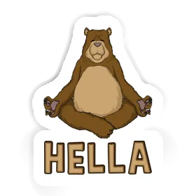 Hella Sticker Bear Image