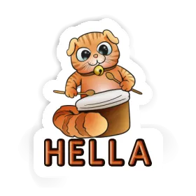 Sticker Hella Drummer Image