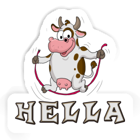 Hella Sticker Fitness-Kuh Image