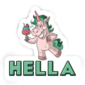 Aufkleber Party-Einhorn Hella Image