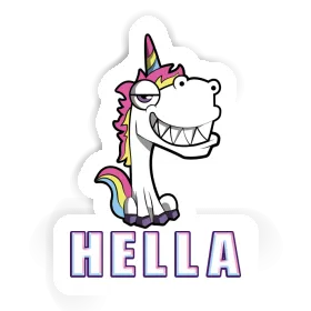 Aufkleber Hella Grinse-Einhorn Image