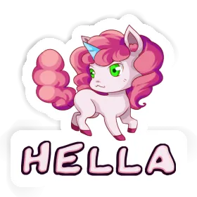 Aufkleber Hella Einhorn Image