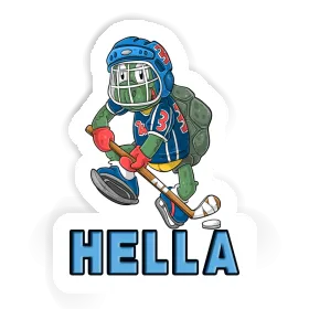 Aufkleber Hella Hockeyspieler Image