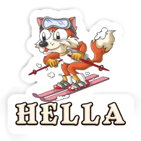 Skifahrer Sticker Hella Image