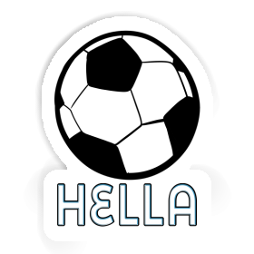 Autocollant Ballon de foot Hella Image