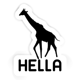 Giraffe Aufkleber Hella Image