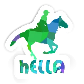 Hella Aufkleber Reiterin Image