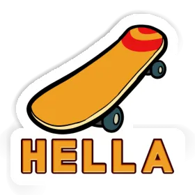 Sticker Skateboard Hella Image