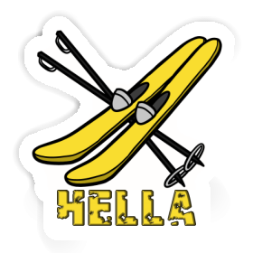 Ski Sticker Hella Image
