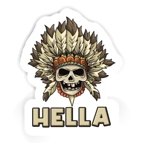 Sticker Skull Hella Image