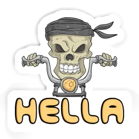 Motorbike Rider Sticker Hella Image