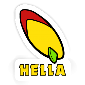Hella Sticker Surfboard Image