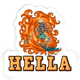 Hella Sticker Surfer Image