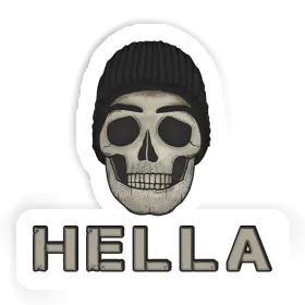 Sticker Hella Skull Image