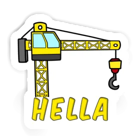 Autocollant Hella Grue à tour Image