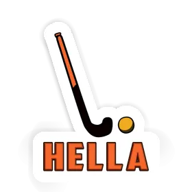 Sticker Floorball Stick Hella Image