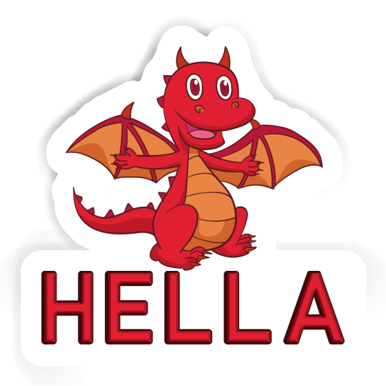Aufkleber Hella Baby-Drache Notebook Aufkleber Hella Baby-Drache Notebook Image