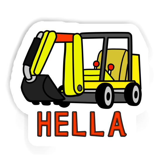 Autocollant Hella Mini-pelle Laptop Image