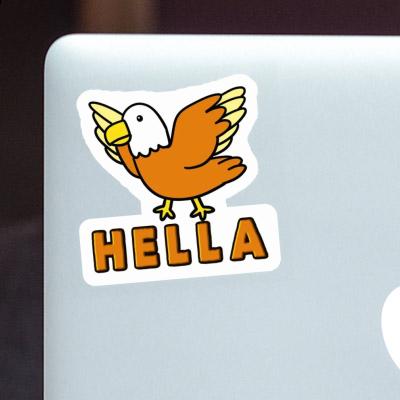 Hella Sticker Bird Notebook Image