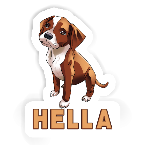 Autocollant Hella Boxer Notebook Autocollant Hella Boxer Gift package Image