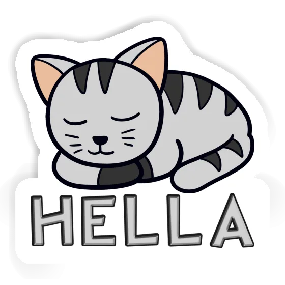 Sticker Hella Cat Notebook Sticker Hella Cat Notebook Image