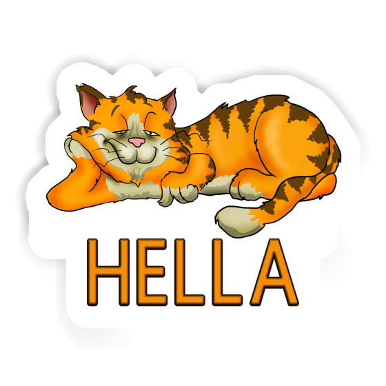 Sticker Cat Hella Image