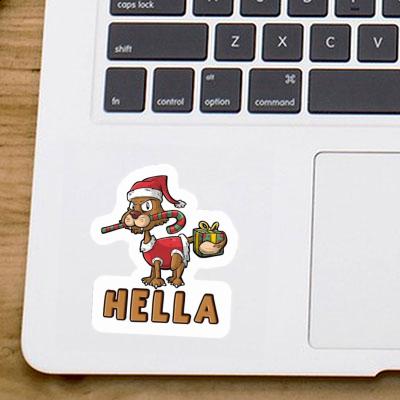 Sticker Hella Cat Notebook Image