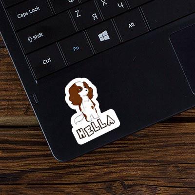 Autocollant Hella Cavalier King Charles Spaniel Notebook Image