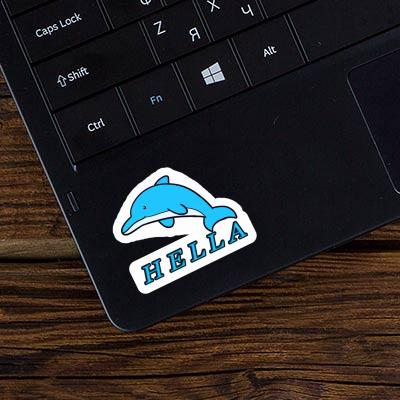 Dolphin Sticker Hella Laptop Dolphin Sticker Hella Laptop Image