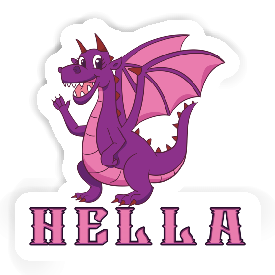 Sticker Drache Hella Notebook Sticker Drache Hella Notebook Image