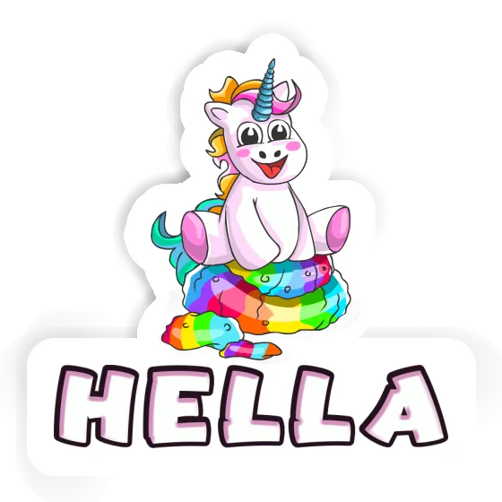 Aufkleber Hella Baby Einhorn Laptop Aufkleber Hella Baby Einhorn Laptop Image