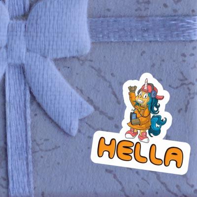 Sticker Hella Hip-Hop Unicorn Notebook Sticker Hella Hip-Hop Unicorn Gift package Image