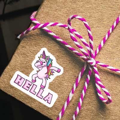 Unicorn Sticker Hella Notebook Image