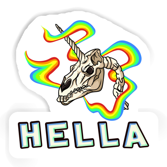 Unicorn Skull Sticker Hella Laptop Unicorn Skull Sticker Hella Laptop Image