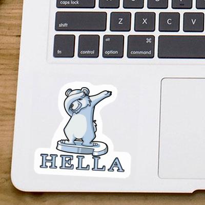 Autocollant Hella Ours polaire Notebook Autocollant Hella Ours polaire Gift package Image