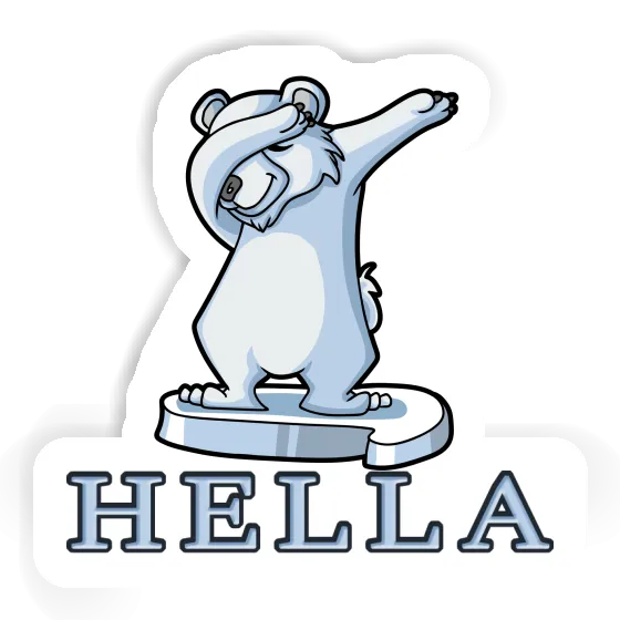 Autocollant Hella Ours polaire Notebook Autocollant Hella Ours polaire Gift package Image