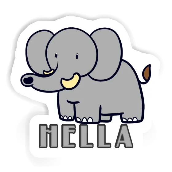 Aufkleber Elefant Hella Notebook Aufkleber Elefant Hella Gift package Image