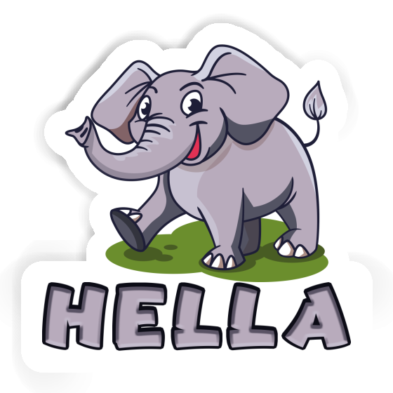 Autocollant Hella Éléphant Laptop Autocollant Hella Éléphant Laptop Image
