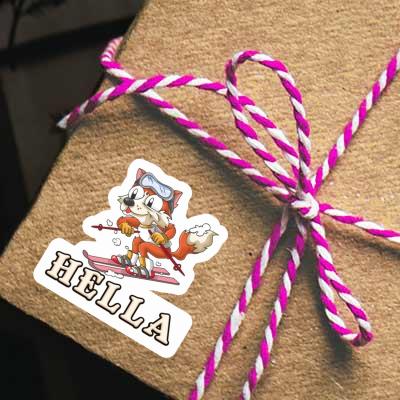 Hella Autocollant Skieur Notebook Hella Autocollant Skieur Notebook Image