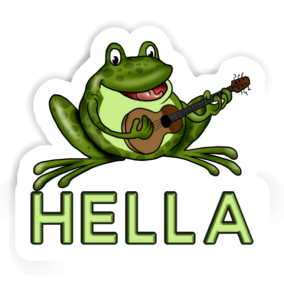 Autocollant Grenouille à guitare Hella Notebook Autocollant Grenouille à guitare Hella Notebook Image